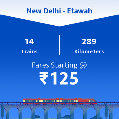 New Delhi To Etawah Trains